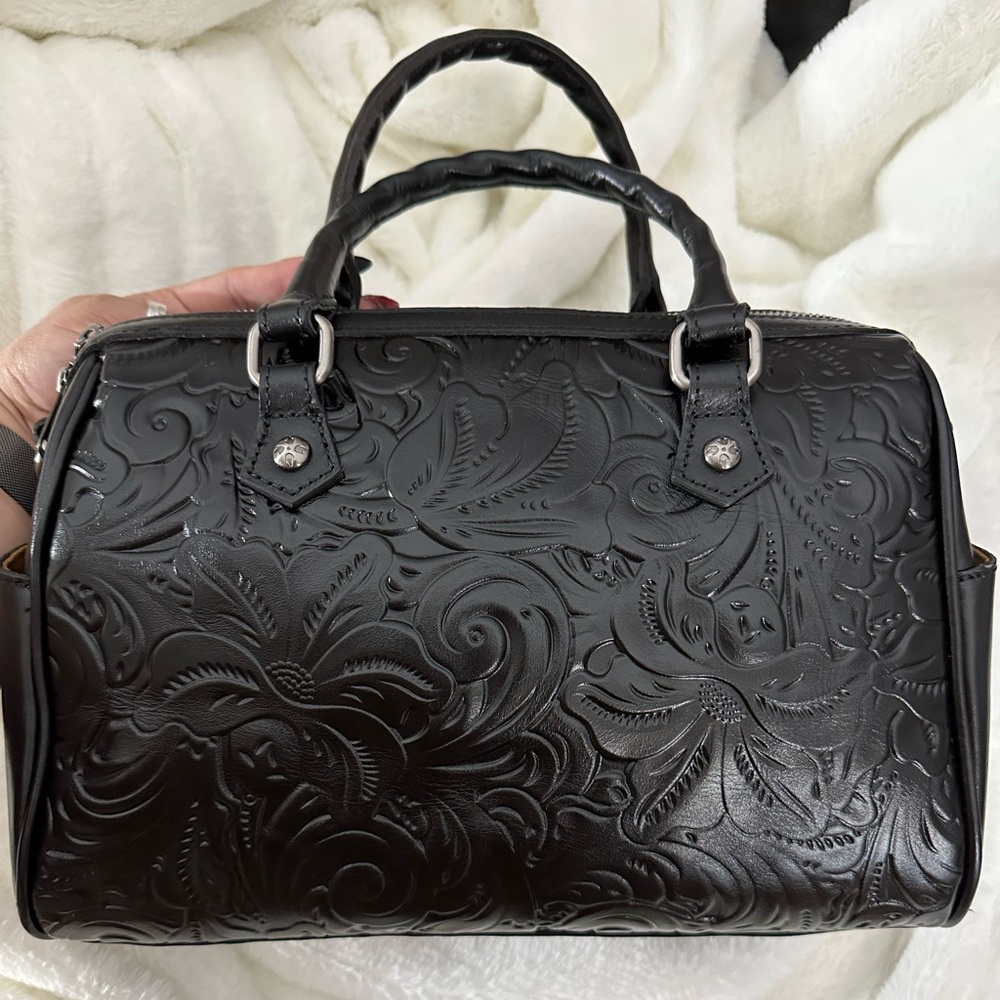 NWT Patricia Nash Skye Satchel. Black